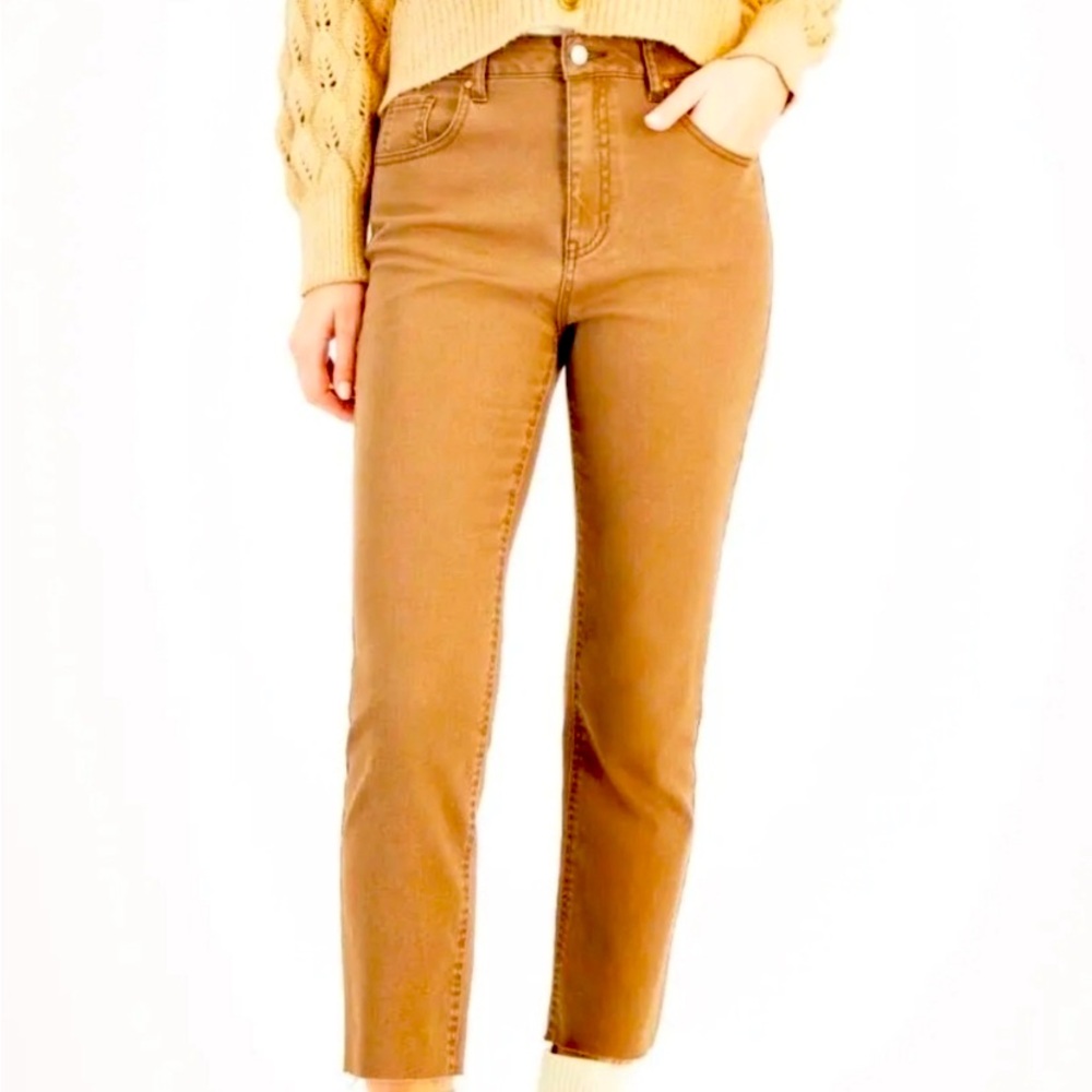Kensie NWT Jeans High Rise The Slim Vintage Cinnamon Size 6 Normcore Western